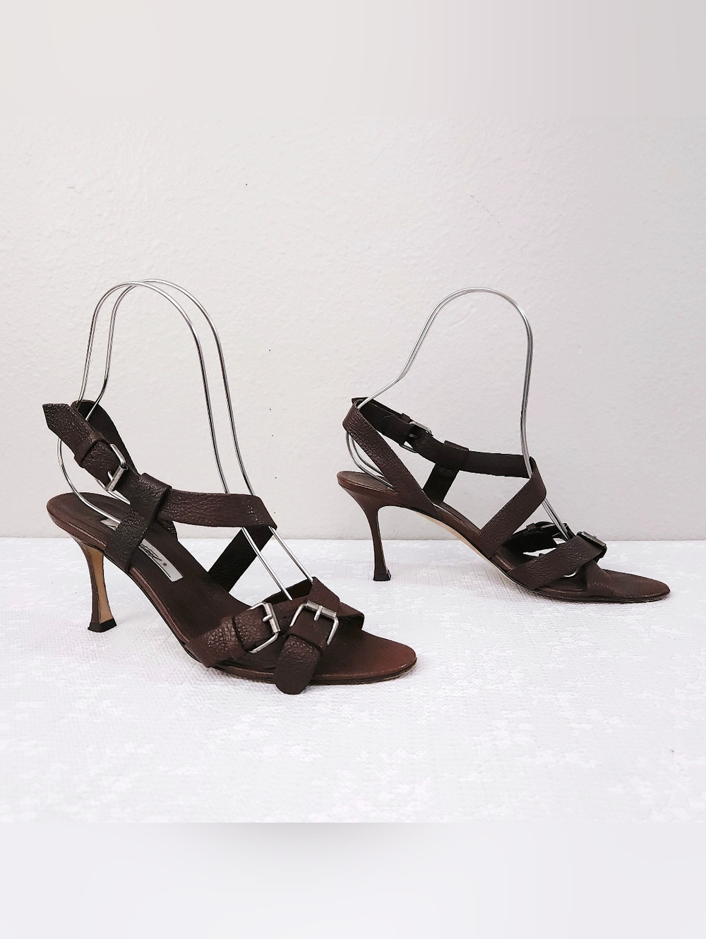 Brian Atwood Strappy Slingback Pumps